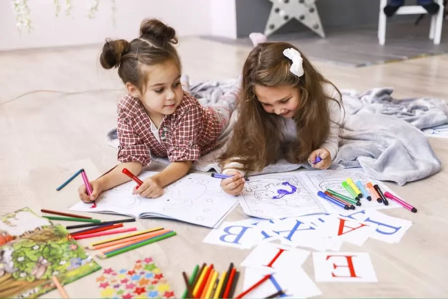 Children enjoying an activity at Heilakidz