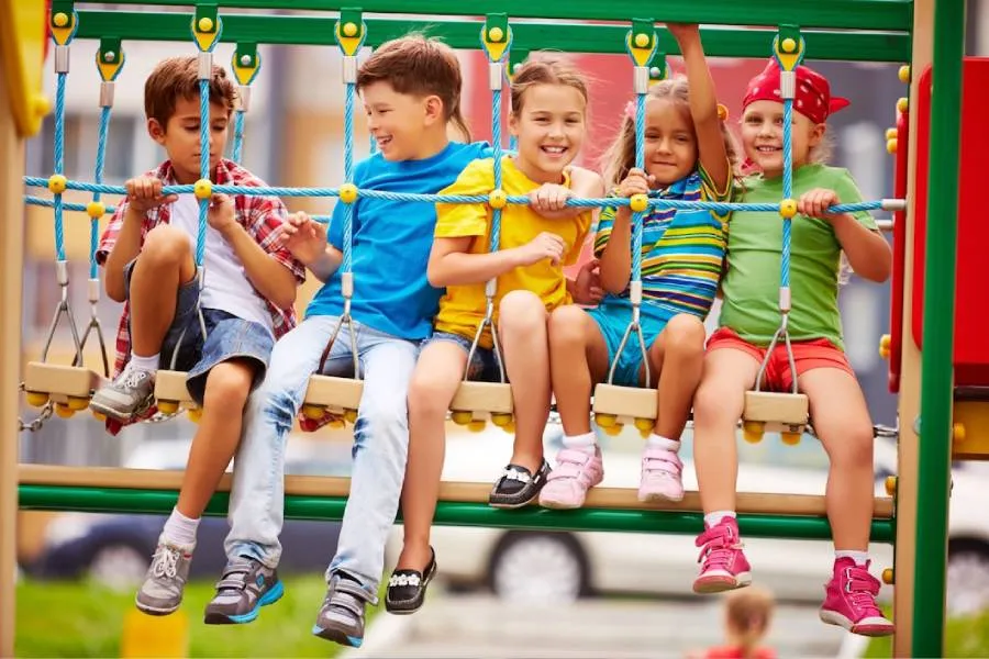 Children enjoying an activity at Heilakidz
